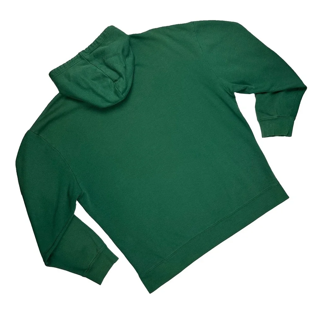 Vintage Y2K Univeristy of Oregon Ducks Adidas Hoodie Sweatshirt Men Large Green
